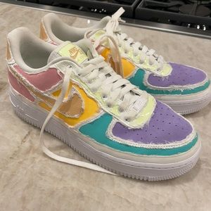 Nike tear away Air Force 1’s